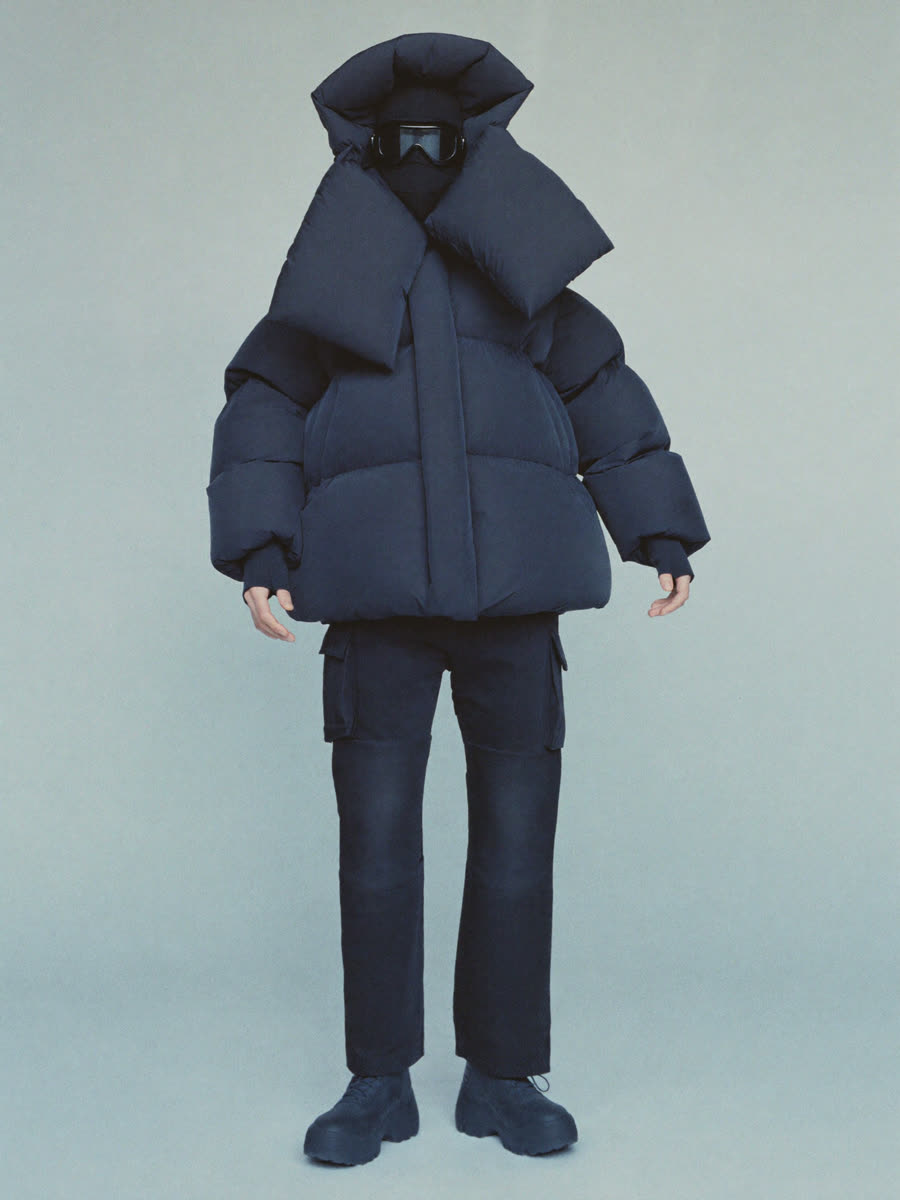 Stealth Black heavy shield puffer — rated to minus forty