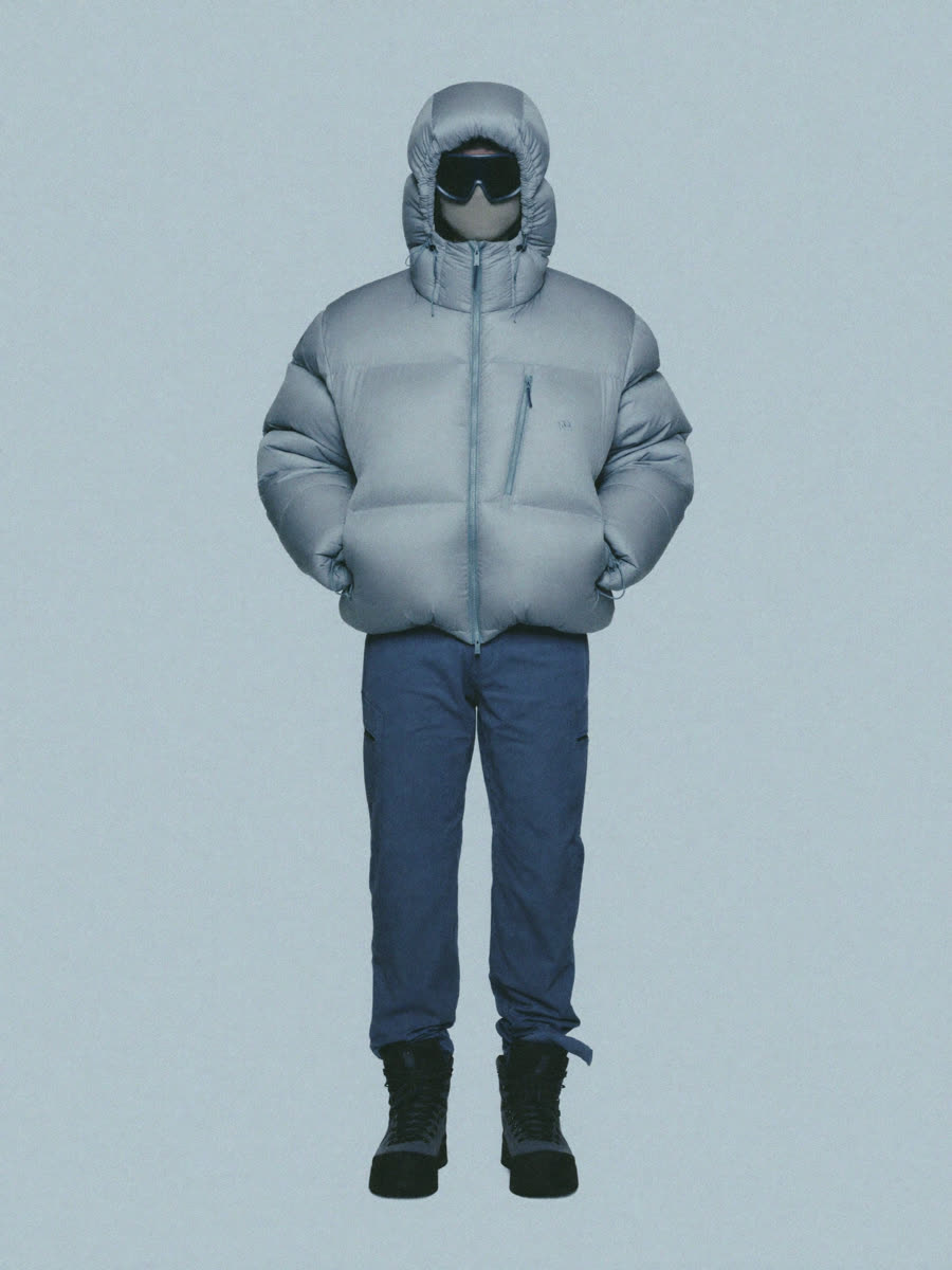 Frost Blue unit puffer — series 01